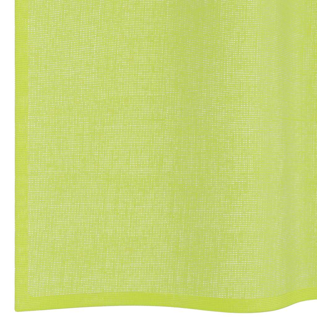 Voile Vorhänge mit Lasche 2 Stk. Apfelgrün