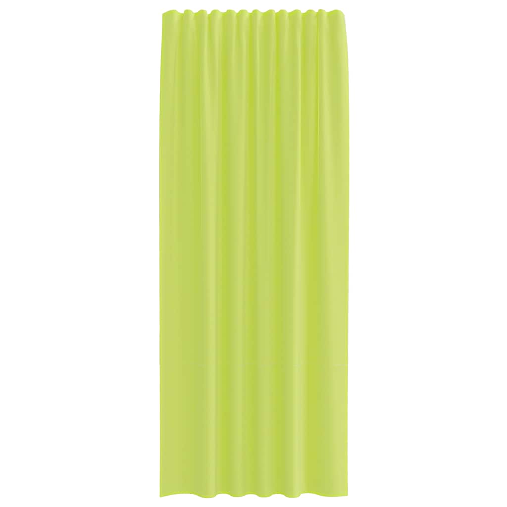 Voile Vorhänge mit Lasche 2 Stk. Apfelgrün