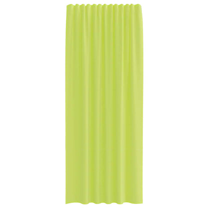 Voile Vorhänge mit Lasche 2 Stk. Apfelgrün