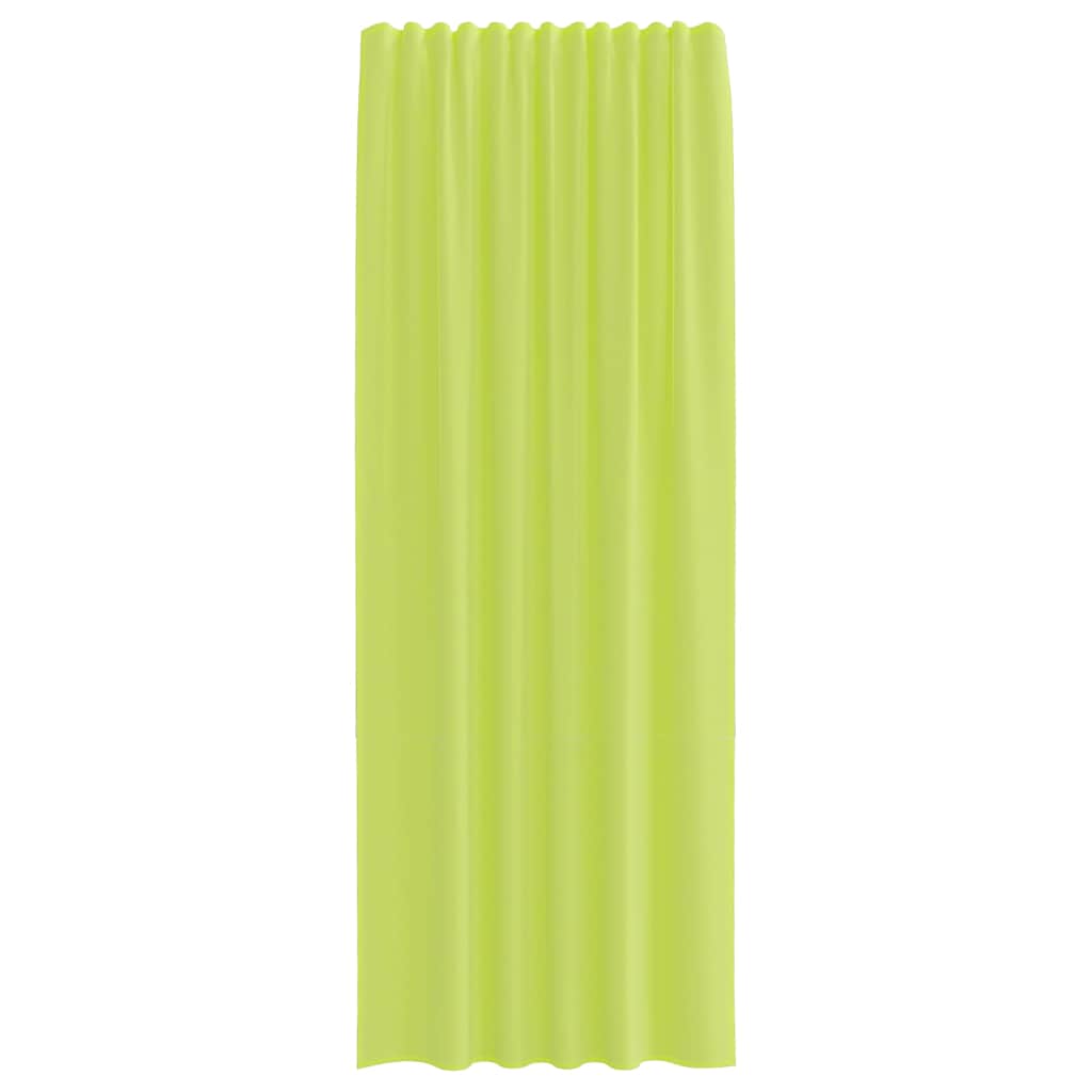 Voile Vorhänge mit Lasche 2 Stk. Apfelgrün