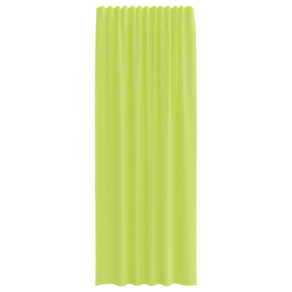 Voile Vorhänge mit Lasche 2 Stk. Apfelgrün
