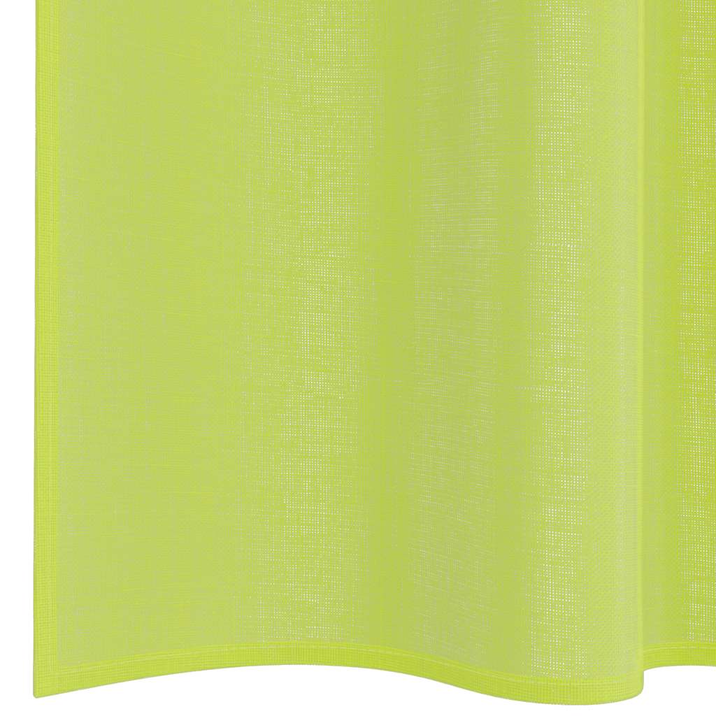 Voile Vorhänge mit Lasche 2 Stk. Apfelgrün