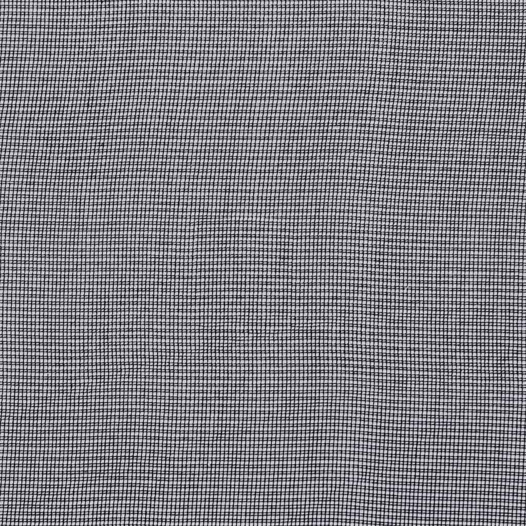 Voile Vorhänge mit Lasche 2 Stk. Schwarz