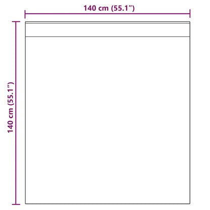Voile Vorhänge mit Lasche 2 Stk. Braun