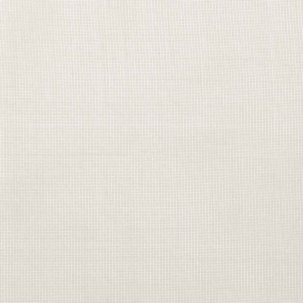 Voile Vorhänge mit Lasche 2 Stk. Creme