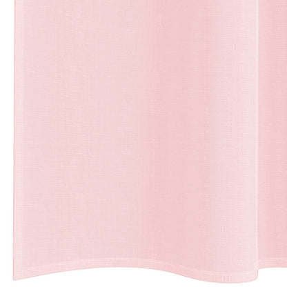 Voile Vorhänge mit Schlaufen 2 Stk. Hellrosa 140x245 cm
