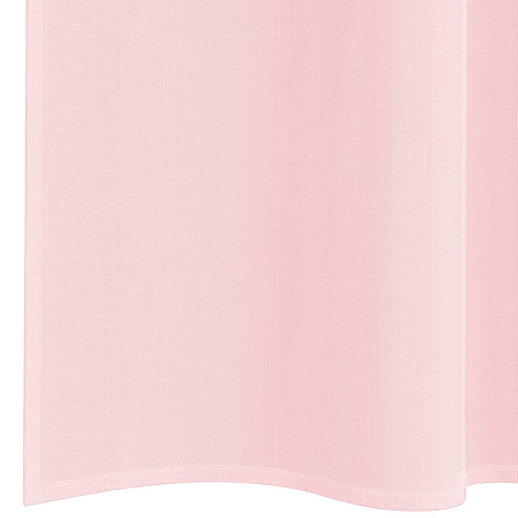 Voile Vorhänge mit Schlaufen 2 Stk. Hellrosa 140x260 cm