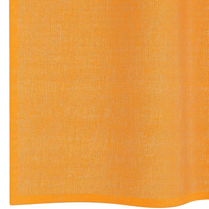Voile Vorhänge mit Schlaufen 2 Stk. Orange 140x225 cm