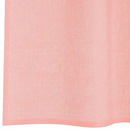 Voile Vorhänge mit Schlaufen 2 Stk. Rosa 140x140 cm