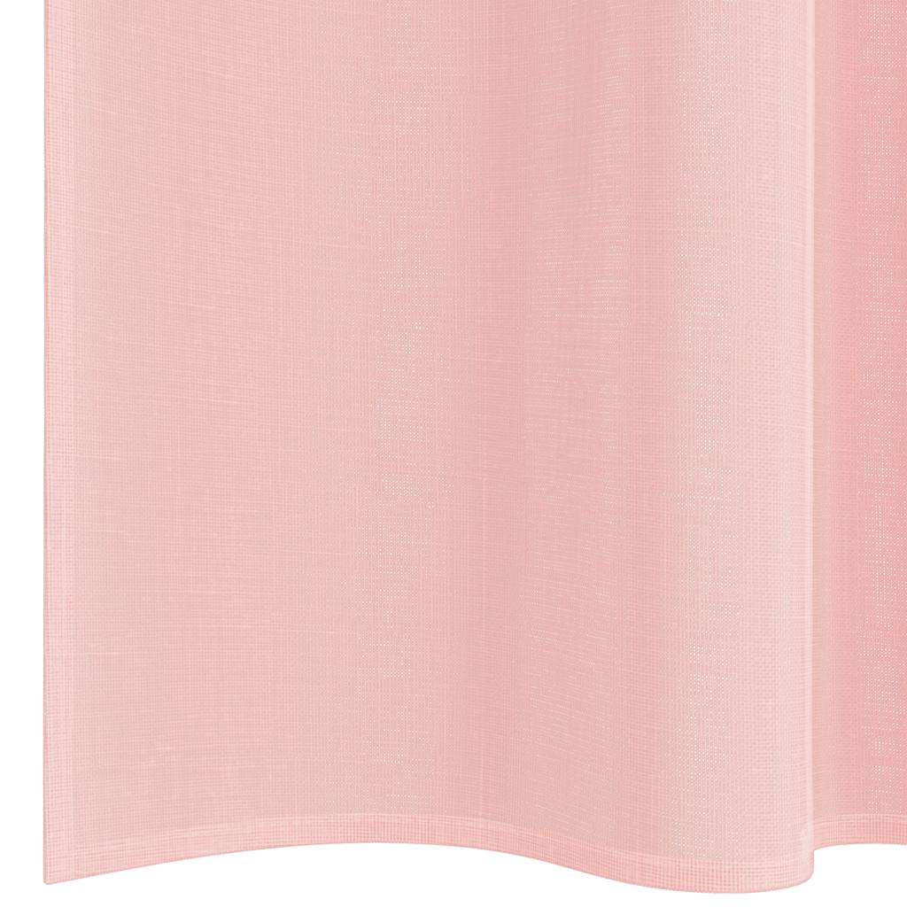 Voile Vorhänge mit Schlaufen 2 Stk. Rosa 140x175 cm
