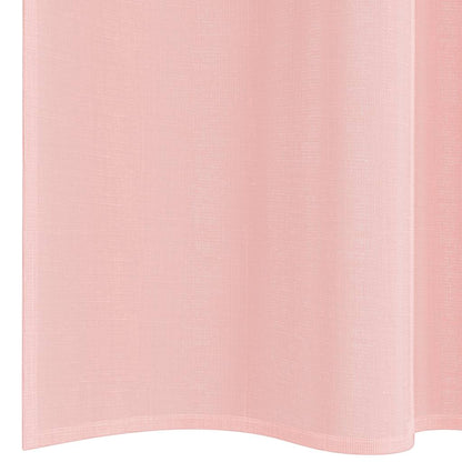 Voile Vorhänge mit Schlaufen 2 Stk. Rosa 140x175 cm