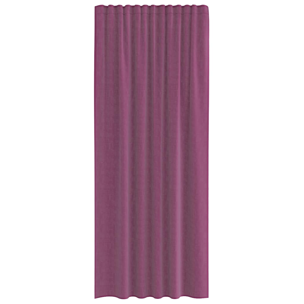 Voile Vorhänge mit Schlaufen 2 Stk. Lila 140x245 cm