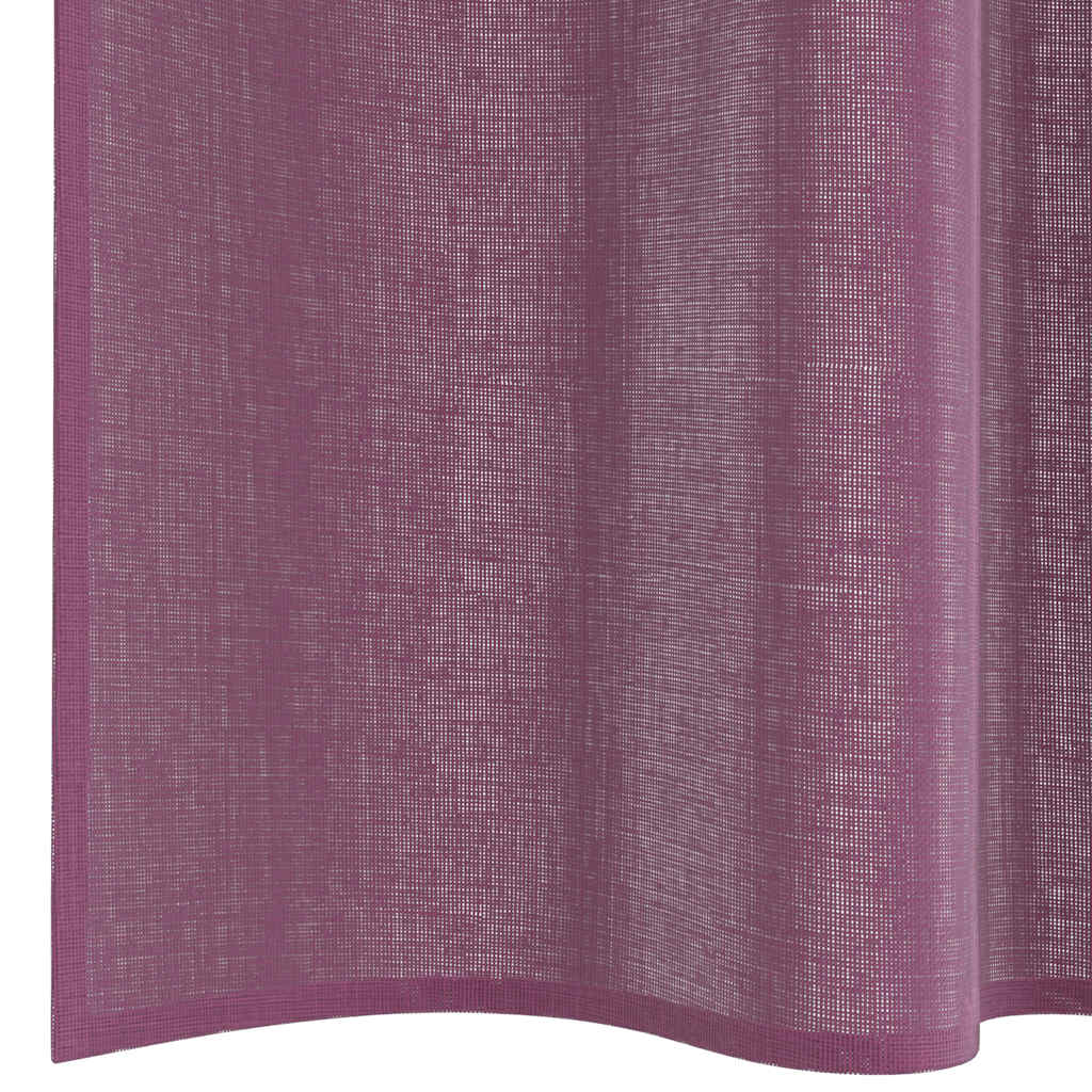 Voile Vorhänge mit Schlaufen 2 Stk. Lila 140x260 cm