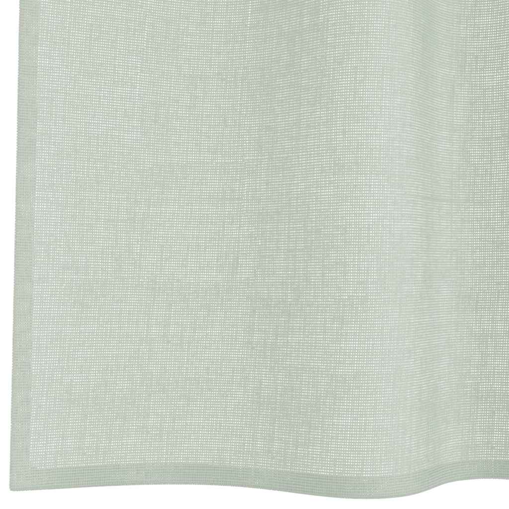 Voile Vorhänge mit Schlaufen 2 Stk. Hellgrau 140x140 cm