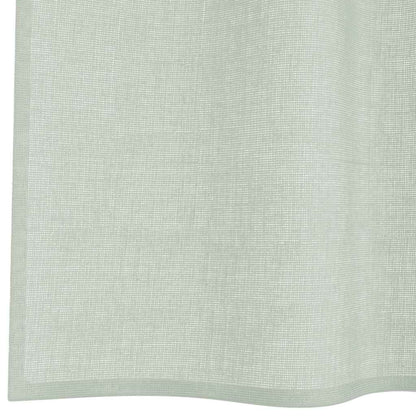 Voile Vorhänge mit Schlaufen 2 Stk. Hellgrau 140x140 cm
