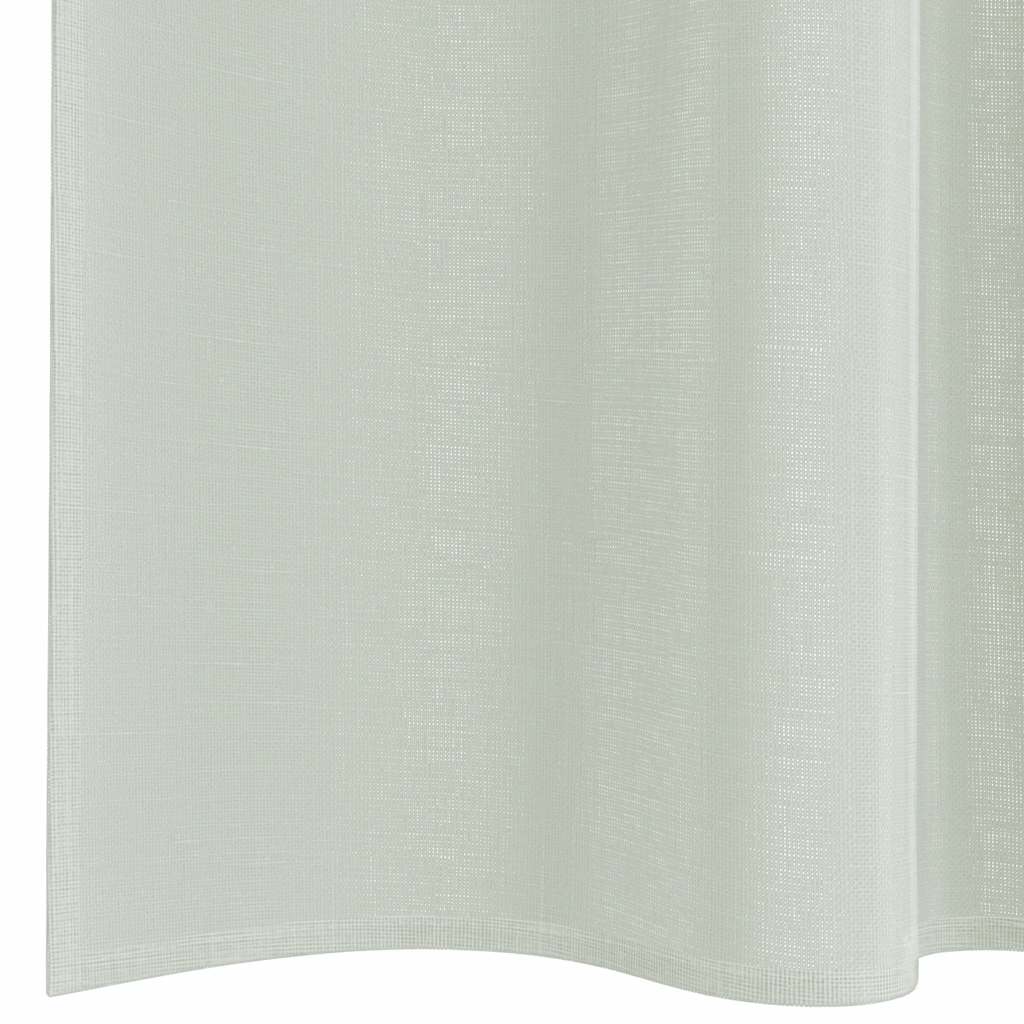 Voile Vorhänge mit Schlaufen 2 Stk. Hellgrau 140x225 cm