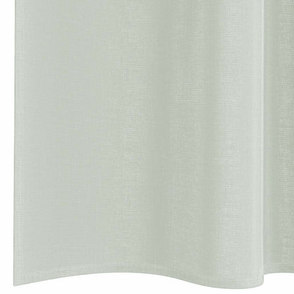 Voile Vorhänge mit Schlaufen 2 Stk. Hellgrau 140x225 cm