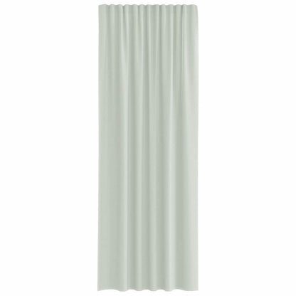 Voile Vorhänge mit Schlaufen 2 Stk. Hellgrau 140x260 cm