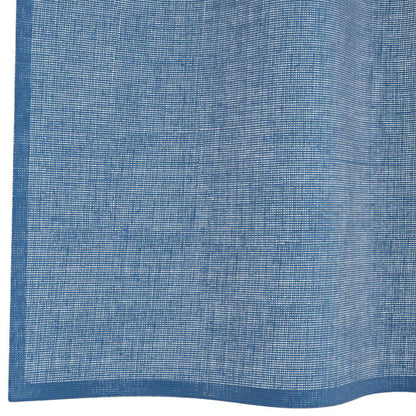 Voile Vorhänge mit Schlaufen 2 Stk. Königsblau 140x140 cm