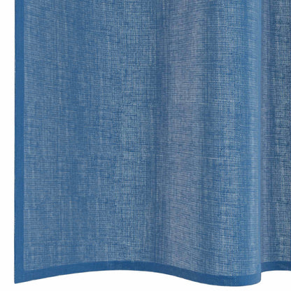 Voile Vorhänge mit Schlaufen 2 Stk. Königsblau 140x175 cm