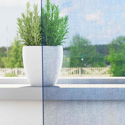 Voile Vorhänge mit Schlaufen 2 Stk. Königsblau 140x260 cm