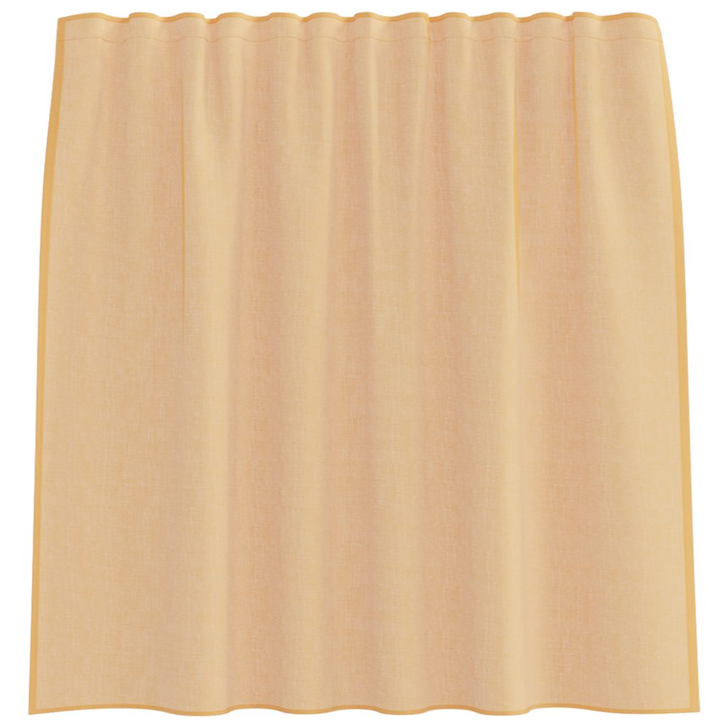 Voile Vorhänge mit Schlaufen 2 Stk. Sandfarbe 140x140 cm