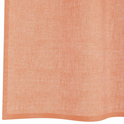 Voile Vorhänge mit Schlaufen 2 Stk. Terrakottarot 140x140 cm
