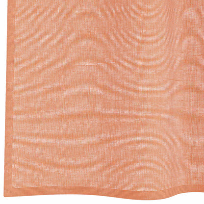 Voile Vorhänge mit Schlaufen 2 Stk. Terrakottarot 140x260 cm