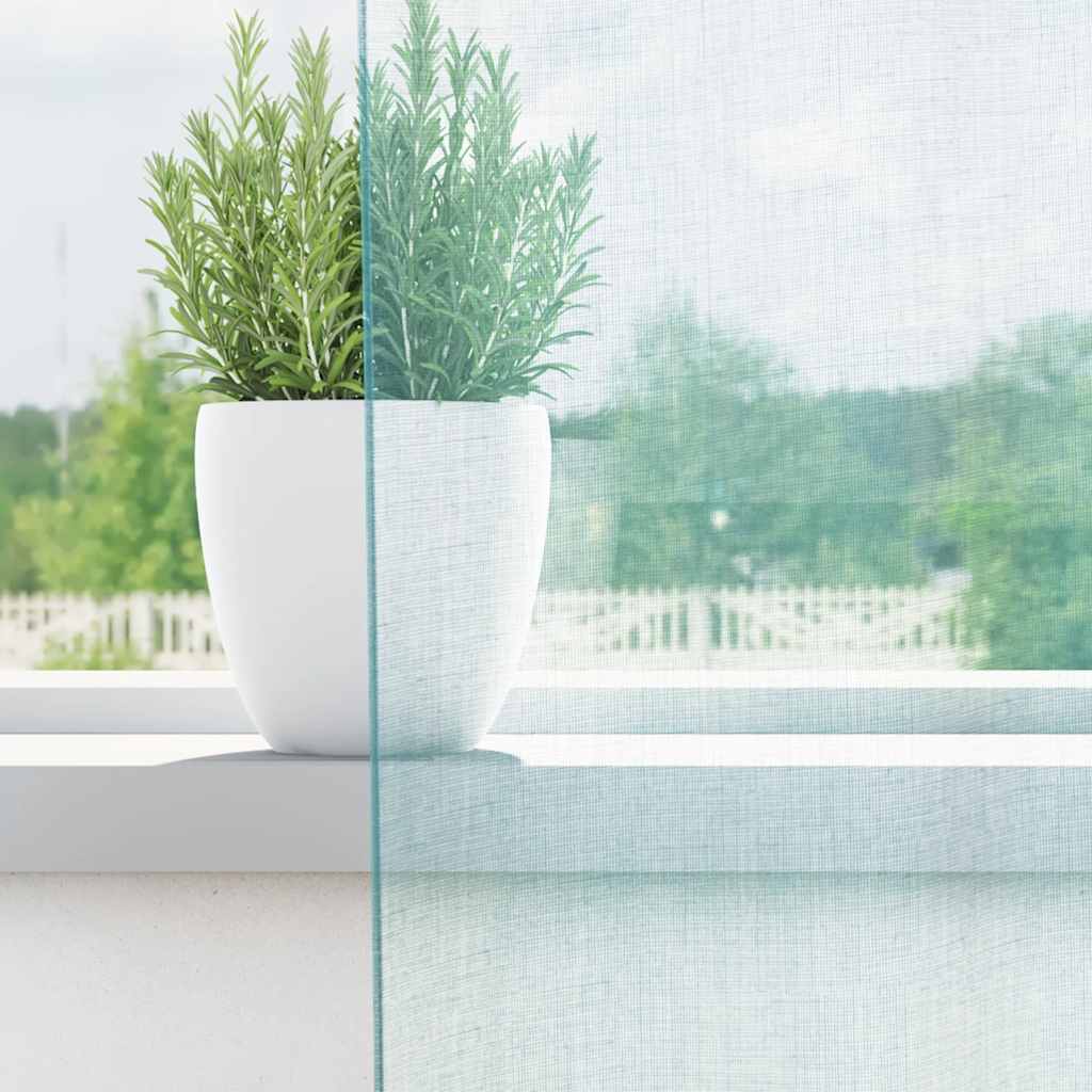 Voile Vorhänge mit Schlaufen 2 Stk. Türkis 140x225 cm