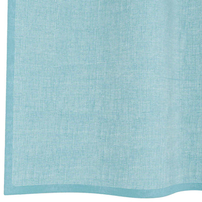 Voile Vorhänge mit Schlaufen 2 Stk. Türkis 140x260 cm