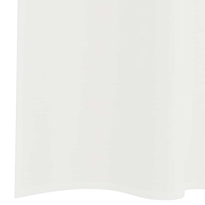 Voile Vorhänge mit Schlaufen 2 Stk. Weiß 140x175 cm