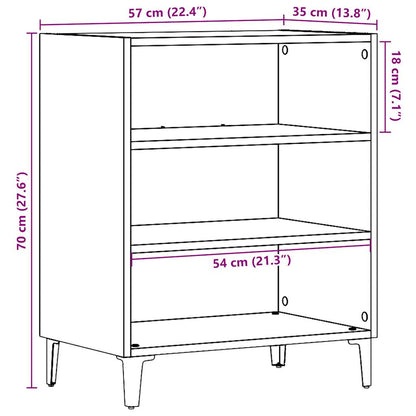 Sideboard Altholz-Optik 57x35x70 cm Holzwerkstoff