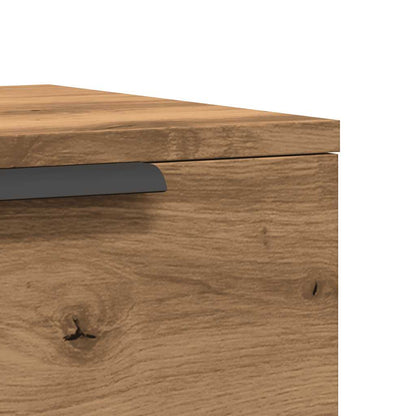 Wand-Nachttische 2 Stk. Artisan-Eiche 34x30x20 cm