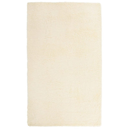 Tæppe Shaggy Deep Pile NAVARRA Creme 60x100 cm Polyester