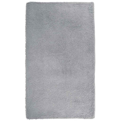 Teppich Shaggy Hochflor NAVARRA Silbergrau 60x100 cm Polyester