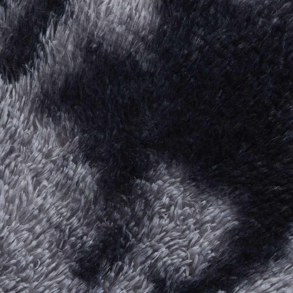 Teppich Shaggy Hochflor NAVARRA Dunkelgrau 120x170 cm Polyester