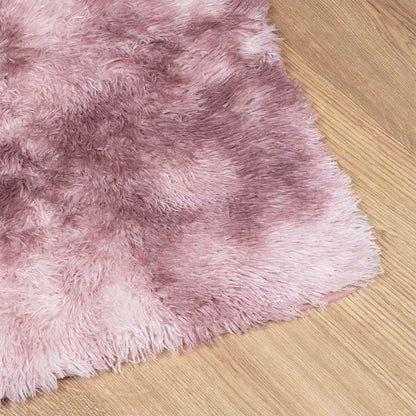 Teppich Shaggy Hochflor NAVARRA Altrosa 200x290 cm Polyester