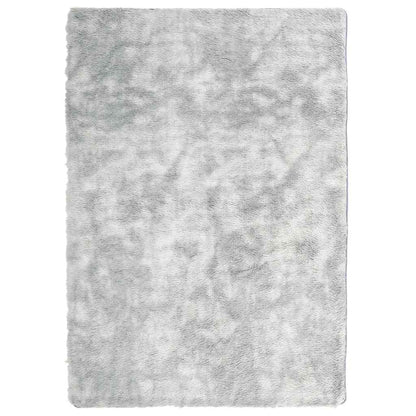 Teppich Shaggy Hochflor NAVARRA Hellgrau 240x340 cm Polyester