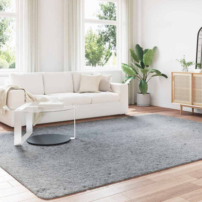 Teppich Shaggy Hochflor NAVARRA Silbergrau 240x340 cm Polyester