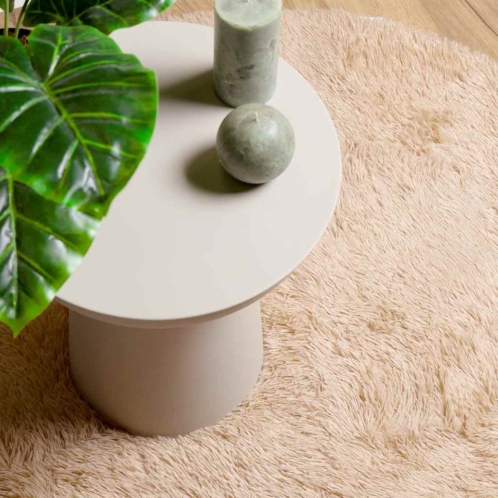 Teppich Shaggy Hochflor NAVARRA Beige 300x200 cm Polyester