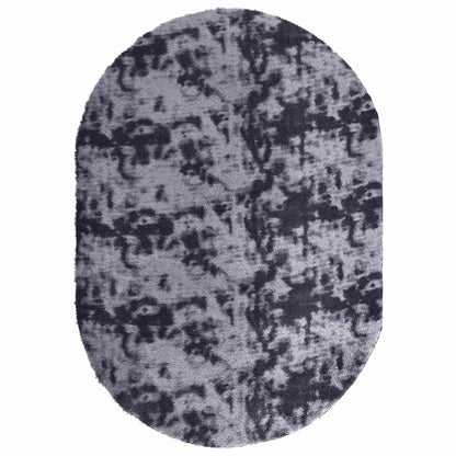 Teppich Shaggy Hochflor NAVARRA Dunkelgrau 300x200 cm Polyester