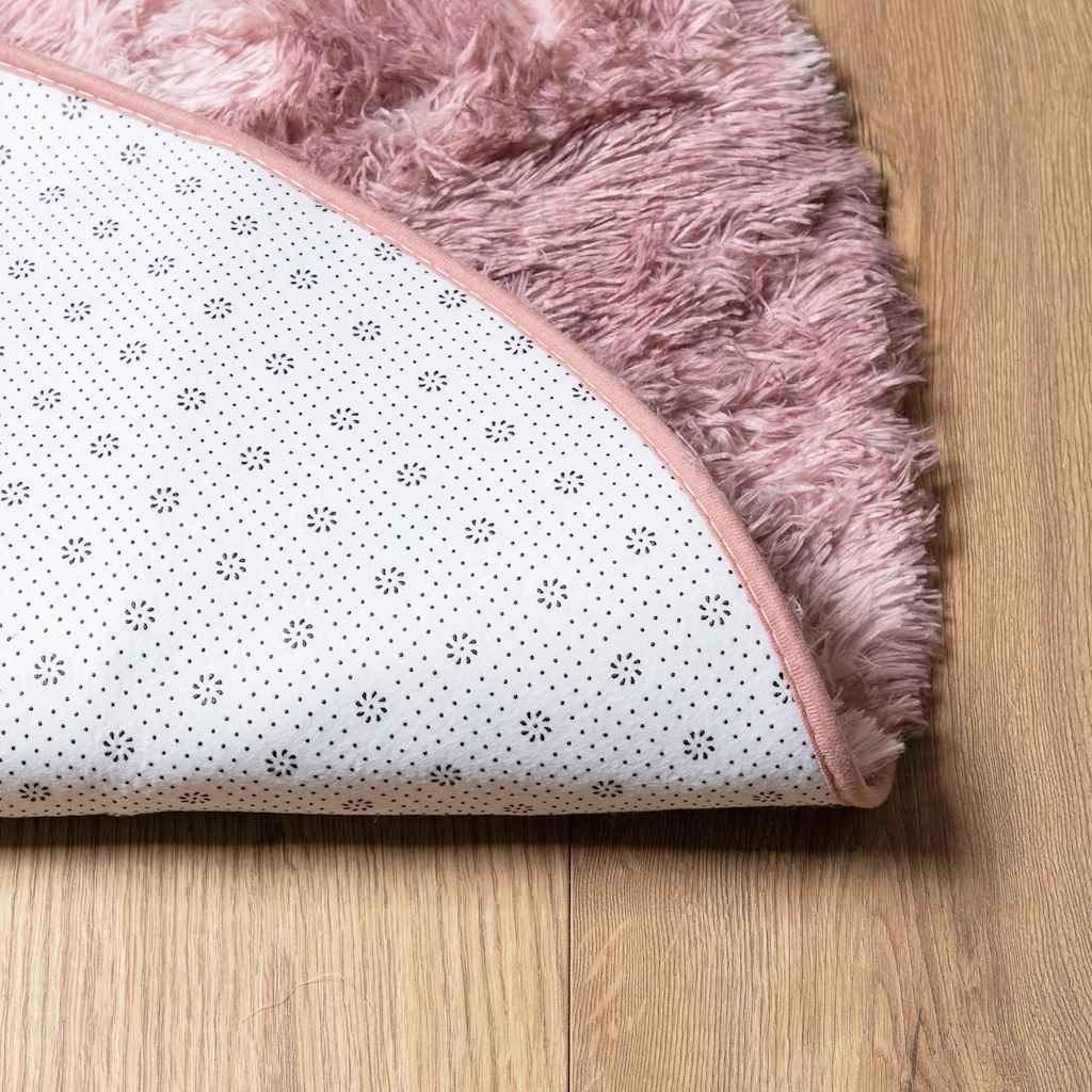 Teppich Shaggy Hochflor NAVARRA Altrosa 300x200 cm Polyester
