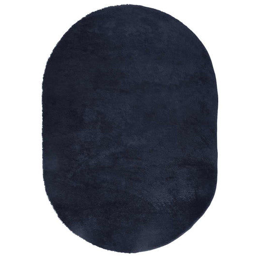 Teppich Shaggy Hochflor NAVARRA Marineblau 300x200 cm Polyester