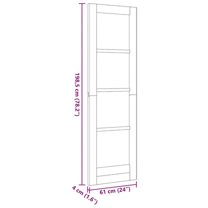 Innentür ORKDAL Braun 61 x 198,5 cm Sperrholz
