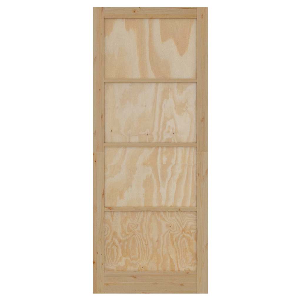 Innentür ORKDAL Braun 83 x 232 cm Sperrholz