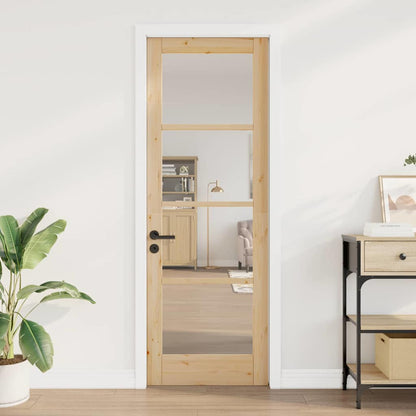 Innentür mit Glas ORKDAL Braun 73,5 x 211 cm