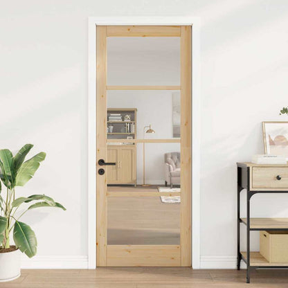 Innentür mit Glas ORKDAL Braun 83 x 211 cm