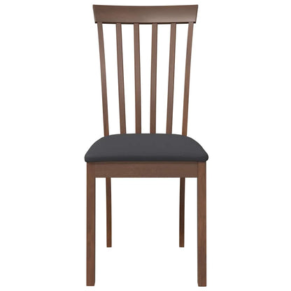 Esszimmerstühle mit Kissen 2 Stk. Braun Massivholz Gummibaum
