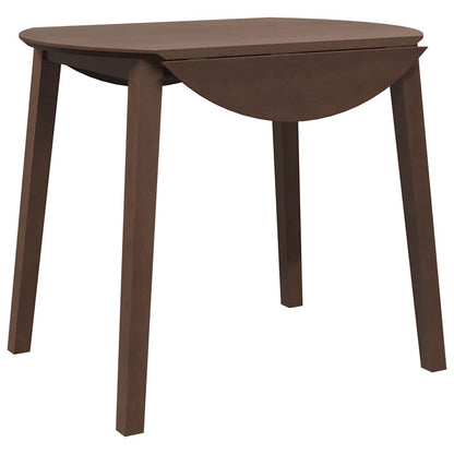 Esstisch Braun Massivholz Gummibaumholz