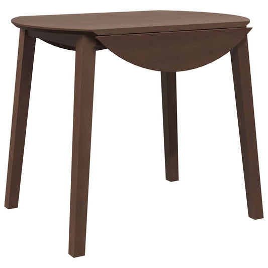 Esstisch Braun Massivholz Gummibaumholz